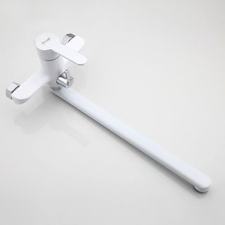 Смеситель для ванны и душа Frap F2241 хром белый